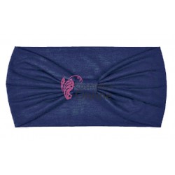 Bentita din bumbac pentru cosmetica BQL06 Bleumarin